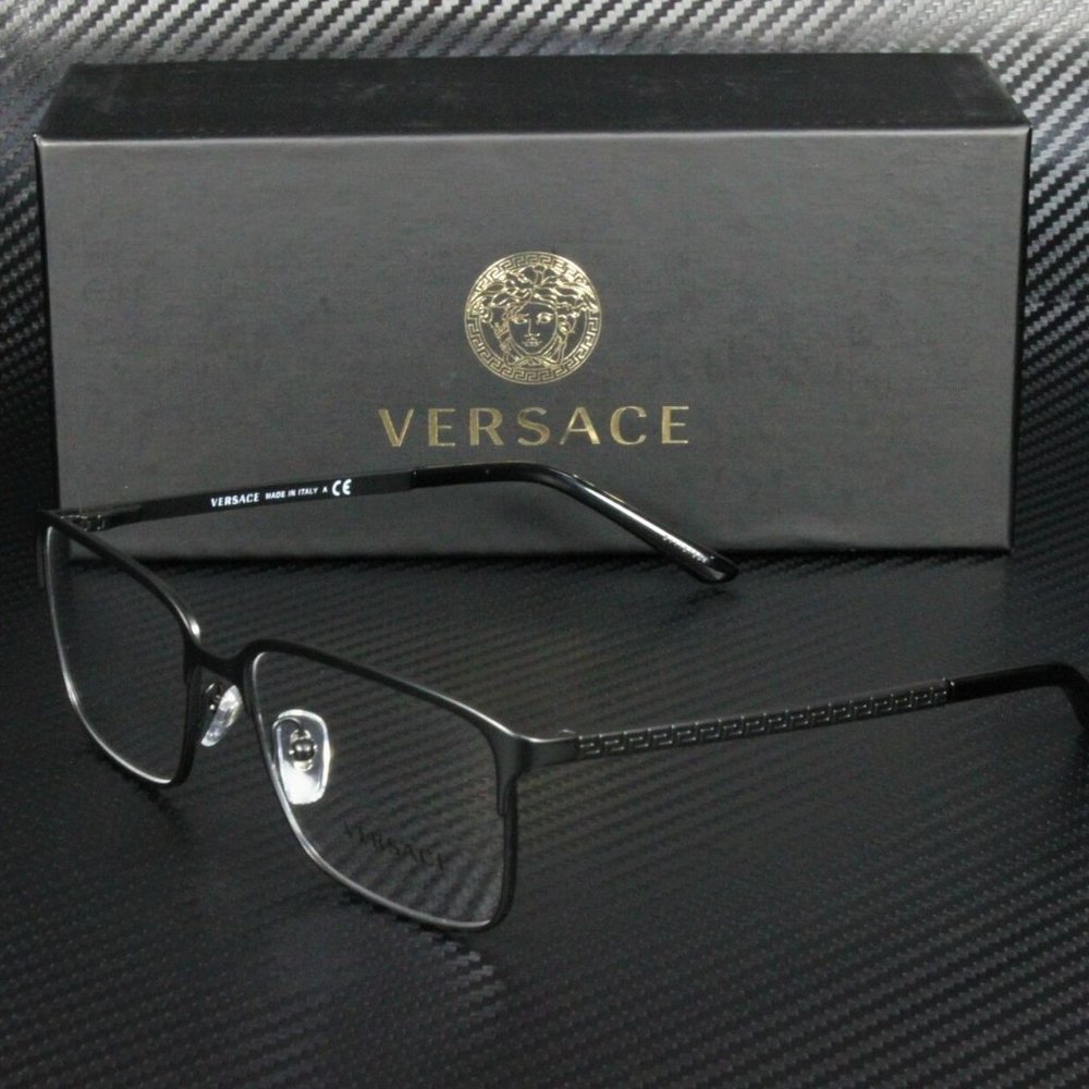 Versace Matte Black 54mm Eyeglasses
